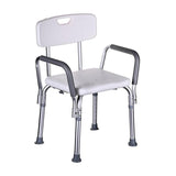 Silla De Ducha Con Respaldo Y Reposabrazos