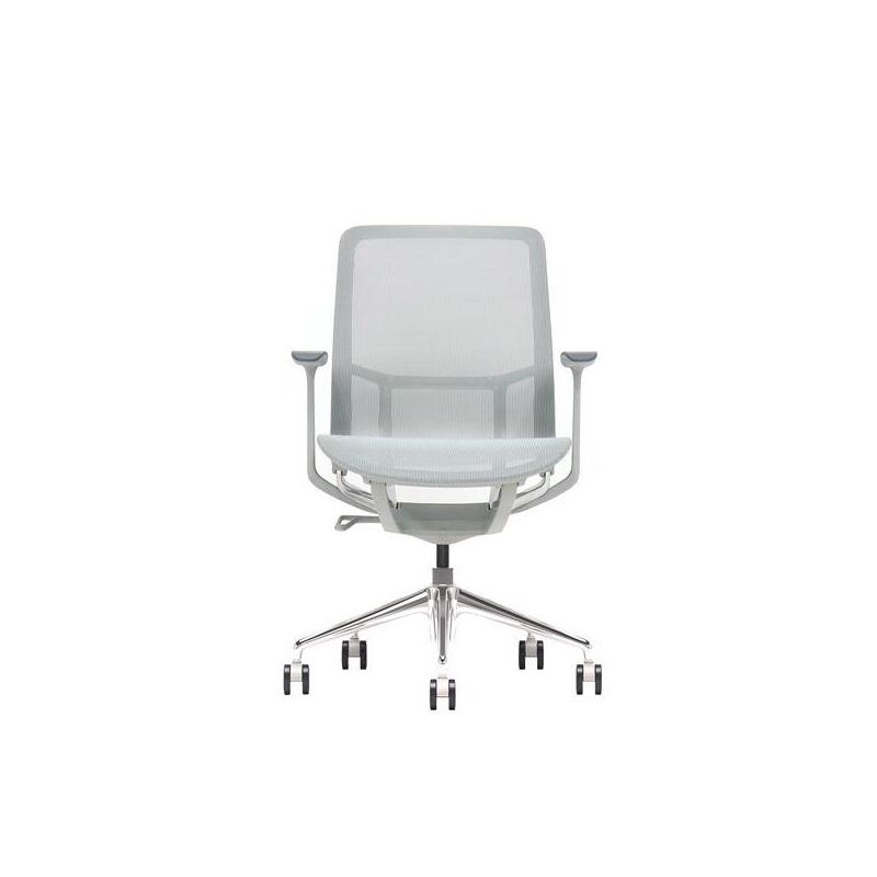 Silla De Oficina  Cromad Gama Sense Elegance  Piston De Gas De Grado 4 - Respaldo Ergonomico - Malla Elastica 3d