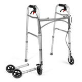 Silla De Ruedas De Cuatro Ruedas Con Frenos Timago Jmc-C 3223 Plata