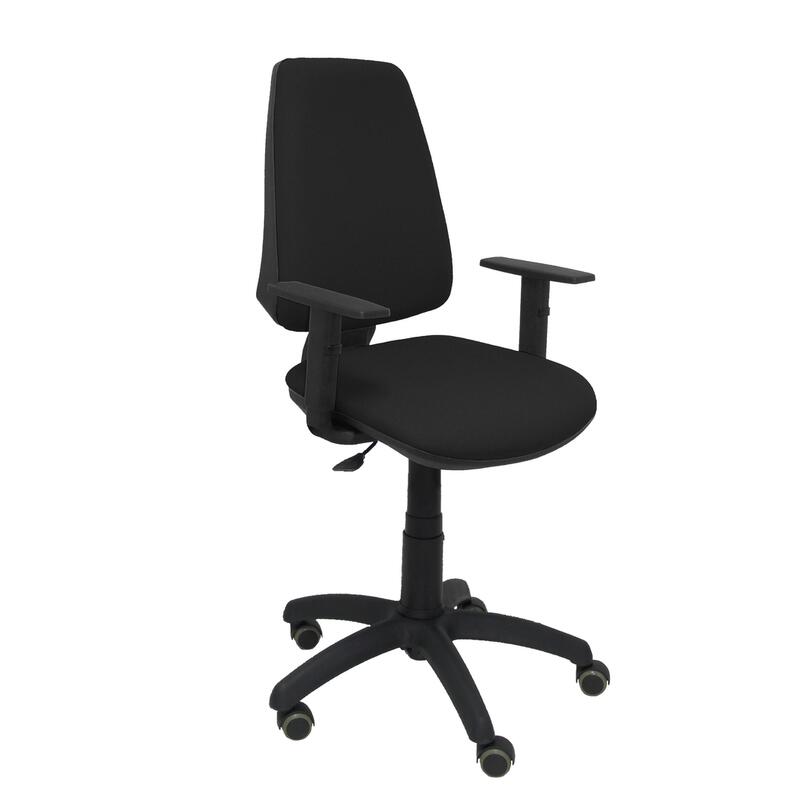 Silla Elche Cp Bali Negro Brazos Regulables Rueda