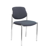Silla Fija Villalgordo Bali Gris Oscuro Chasis Cr