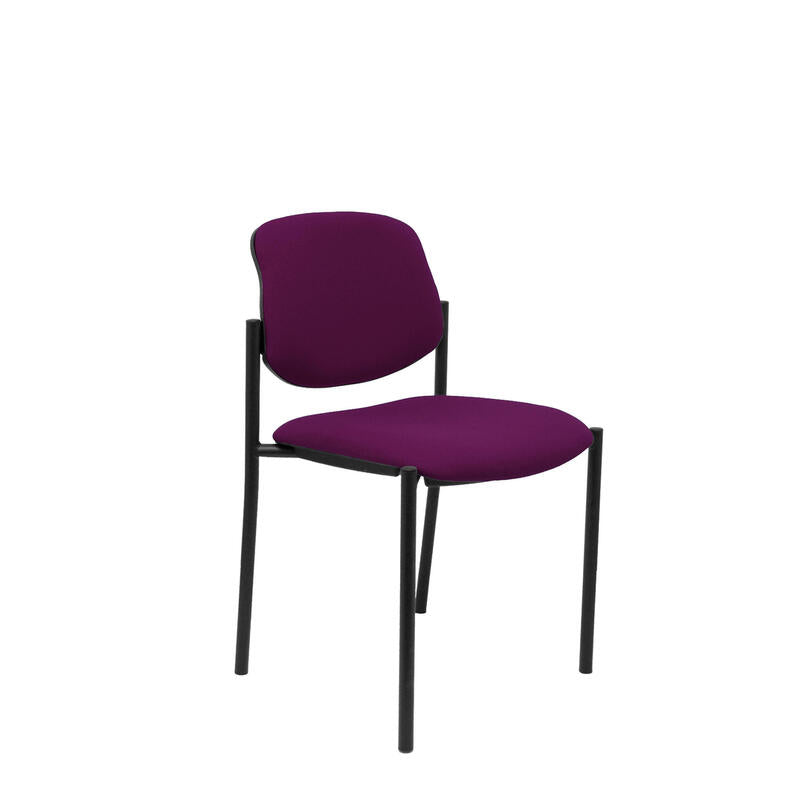 Silla Fija Villalgordo Bali Morado Chasis Negro