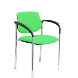 Silla Fija Villalgordo Bali Pistacho Chasis Cromo