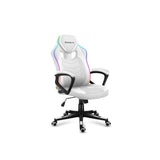 Silla Gaming Huzaro Force 2.5 Rgb De Malla Blanca