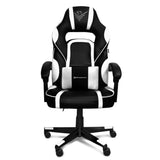 Silla Gaming  Phoenix Trophy Ajustable Altura Y Bloqueo - Reposabrazos Abataibles Antideslizamiento - Cojin Lumbar Ajustable - Respaldo  Adjustable 15 - Giro 360 Ruedas Nylon  - Negro Y Blanco