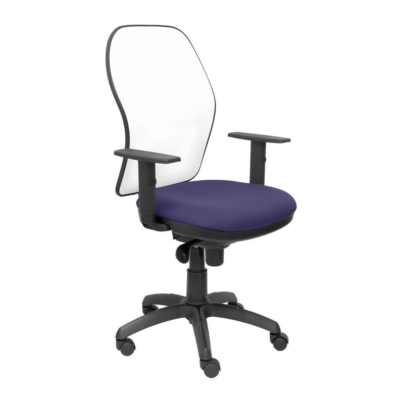 Silla Jorquera Malla Blanca Asiento Bali Azul Cla