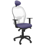 Silla Jorquera Malla Blanca Asiento Bali Azul Cla