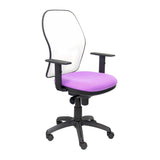Silla Jorquera Malla Blanca Asiento Bali Lila