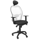 Silla Jorquera Malla Blanca Asiento Bali Negro Co