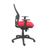 Silla Jorquera Malla Blanca Asiento Bali Rojo