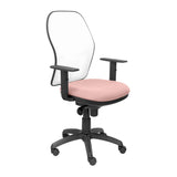 Silla Jorquera Malla Blanca Asiento Bali Rosa Pál