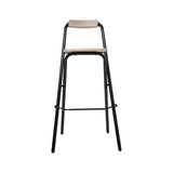 Silla Plegable De Cocina Negra 44x44x79,5cm