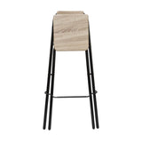 Silla Plegable De Cocina Negra 44x44x79,5cm