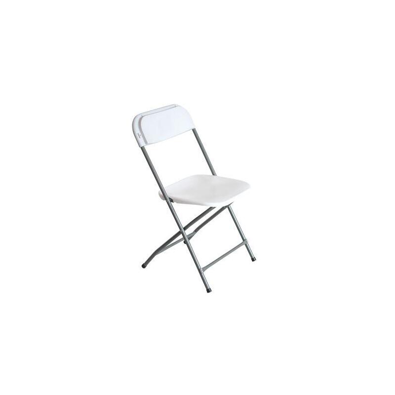 Silla  Sungarden  Resina Plegable 80x50x45cm - Blanco