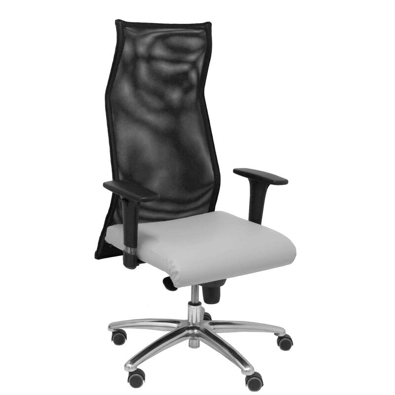 Sillon Sahuco Similpiel Gris Claro