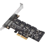 Silverstone Ecs06, Tarjeta Sata-Gen3 De 6 Puertos (6 Gbps) No Raid-Pci-Express-Gen3-X2, Sst-Ecs06