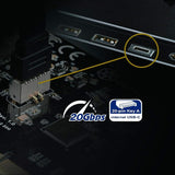 Silverstone Ecu07, Tarjeta Superspeed-20gbps Interno Usb 3.2 Tipo C-Key-A-Gen-2x2-Pcie Sst-Ecu07