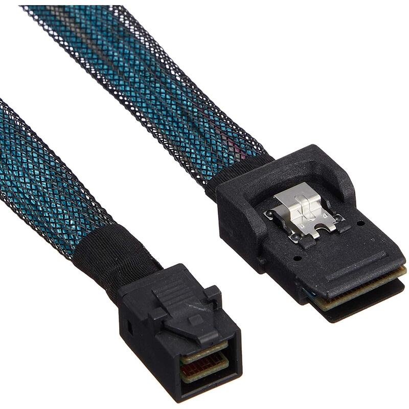 Silverstone Sst-Cps06 - Cable Con Blindaje Grueso Interno Mini Sas Sff8643 36pin A Sff8087