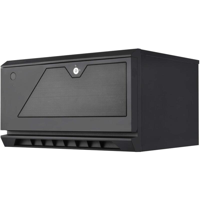 Silverstone Sst-Cs381 V1.1 Caja Atx Midi Tower Negro, Admite Disco Duro Hot Swap De 8 X 3,5 O 2,5 ", Puerta Frontal Con Cerradura, Color: Negro