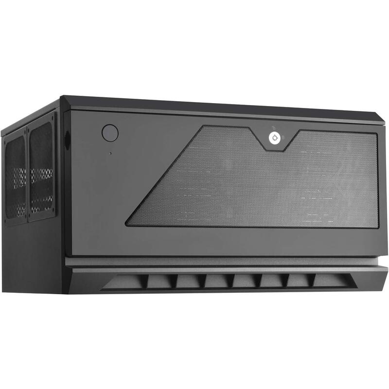 Silverstone Sst-Cs381 V1.1 Caja Atx Midi Tower Negro, Admite Disco Duro Hot Swap De 8 X 3,5 O 2,5 ", Puerta Frontal Con Cerradura, Color: Negro