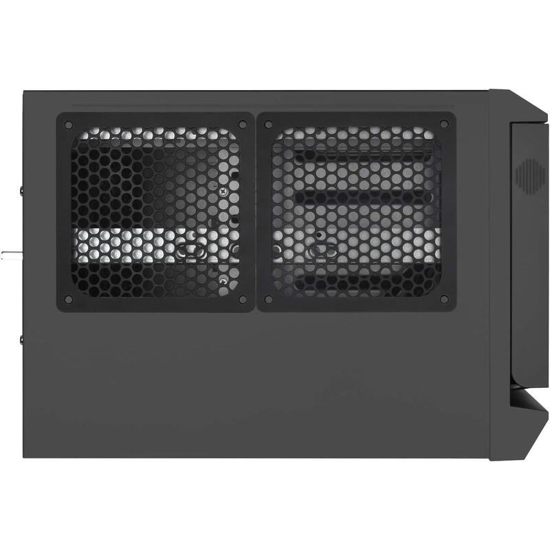 Silverstone Sst-Cs381 V1.1 Caja Atx Midi Tower Negro, Admite Disco Duro Hot Swap De 8 X 3,5 O 2,5 ", Puerta Frontal Con Cerradura, Color: Negro