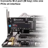 Silverstone Sst-Ecm21-E - Tarjeta De Expansión Pci-E Pci-E X4 M.2 (Ngff), Diseño Sin Tornillos, Pci-E Gen. 4 71151