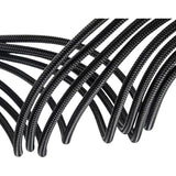 Silverstone Sst-Pp07e-Mbb - Cable Extensor Enfundado 30cm Placa Base 24pines