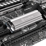 Silverstone Tp04, M.2-Ssd-Kit De Refrigeración, Aleación De Aluminio, Gris Titanio, Sst-Tp04t