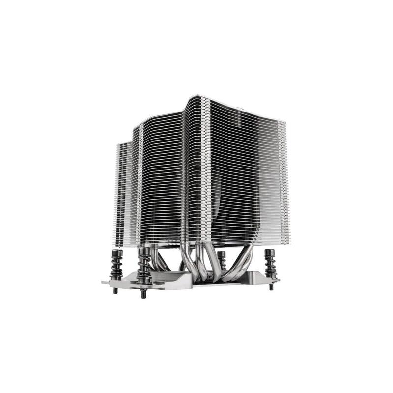 Silverstone Xe04-Sp6p, Disipador De Cpu Plateado Negro, 92 Mm Xe04-Sp6p