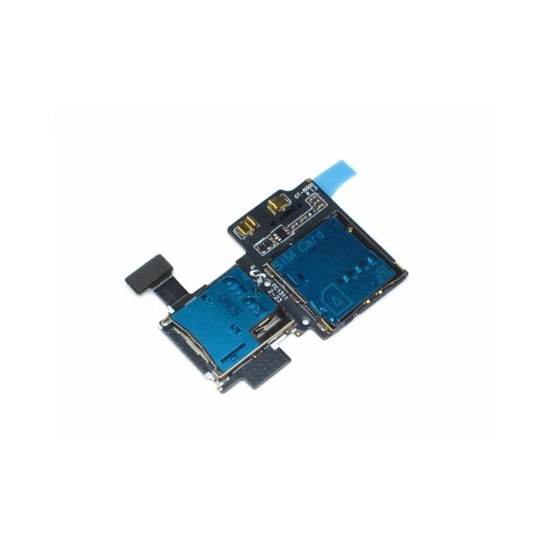 Sim Card Slot Con Cable Para Samsung Galaxy S Iv / I9500