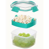 Simema Contenedor De Almacenamiento De Alimentos Snacks To Go 400 Ml Verde Menta