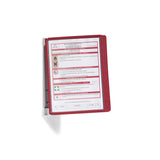 Simema De Panel De Exhibición De Pared Duradero. Paneles Indicadores Variowall 5, Rojo