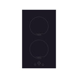 Simfer H3.020.Deisp Placa De Cocción, Inducción, Ancho 30 Cm, 2 Zonas De Cocción, Control Táctil, Negro