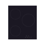 Simfer H4.030.Decsp Placa De Cocción, Vitrocerámica, Ancho 45 Cm, 3 Zonas De Cocción, Control Táctil, Negro