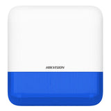 Sirena Inalámbrica De Exterior Compatible 868 Mhz Hikvision Axpro Indicador Azul