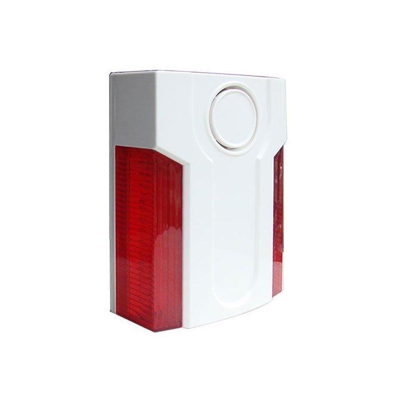 Sirena Vía Rádio De Exterior. Doble Luz De Flash