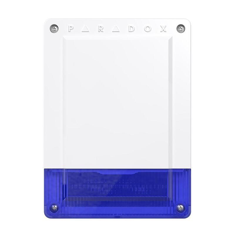 Sirena Vía Radio Paradox Sr250 Exterior Con Luz Estroboscópica Compatible Sp/Mg