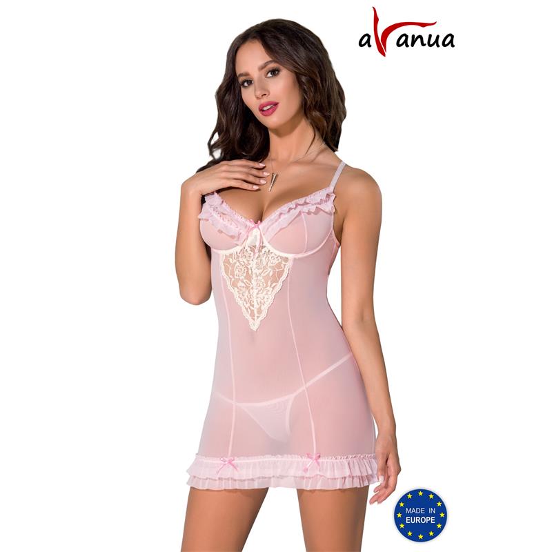 Sisi Chemise Rosa Talla (Interno):S/M