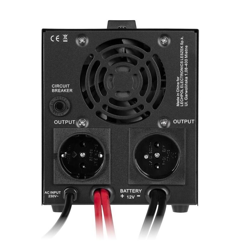 Sistema De Alimentación De Emergencia Rebel Power-1000-Lifepo4: Inversor Con Onda Sinusoidal Pura Y Función De Carga De 12 V, 230 V, 1000 Va/700 W