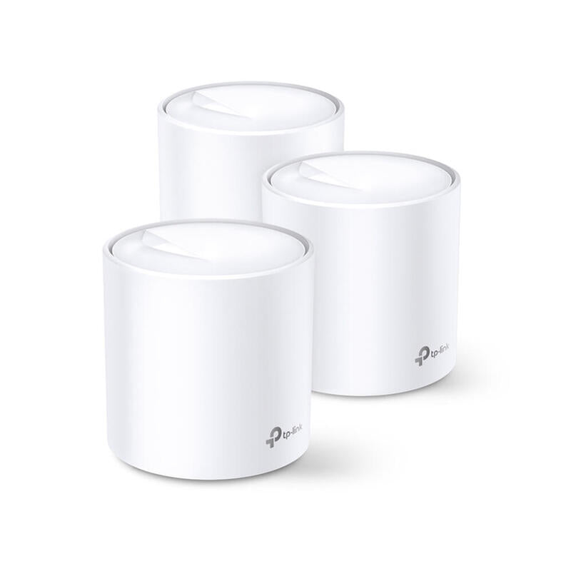 Sistema Mesh Tp-Link Deco X20 (3-Pack) 2.4/5ghz 1800mbps Latencia Ultrabaja Seguridad Total