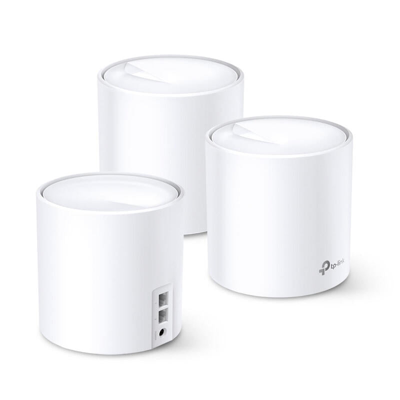 Sistema Mesh Tp-Link Deco X20 (3-Pack) 2.4/5ghz 1800mbps Latencia Ultrabaja Seguridad Total