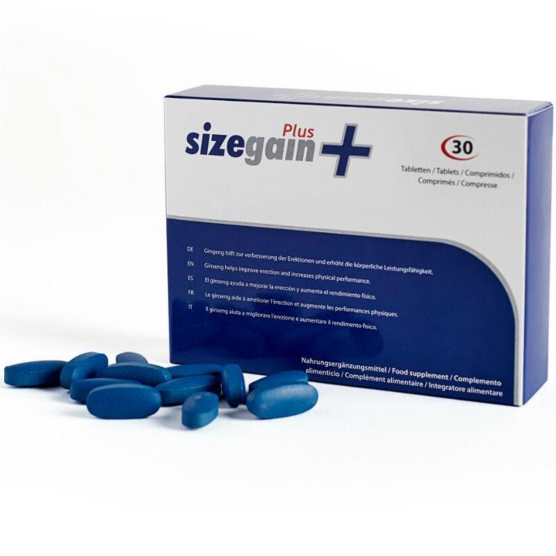 Sizegain Plus Pastillas Para Alargar El Pene + Lube