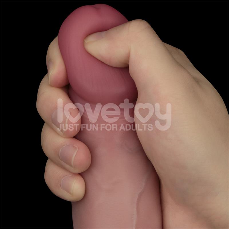Sliding Pro Ii Dildo Piel Deslizante-Retractil Dual-Layer 8
