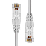 Slim Cat6a Utp Ethernet Cable - Grey 12.5m - Warranty: 360m