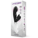 Vibrador Conejito  Sliper  Silicona Negro