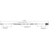 Sma Socket (F) - Ts9 Plug (M)  Rg174 Coax Cable 100mm Long