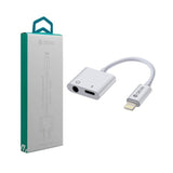 Smart 2 In 1 Lightning Adapter To 3.5 Mm Headphone Jack