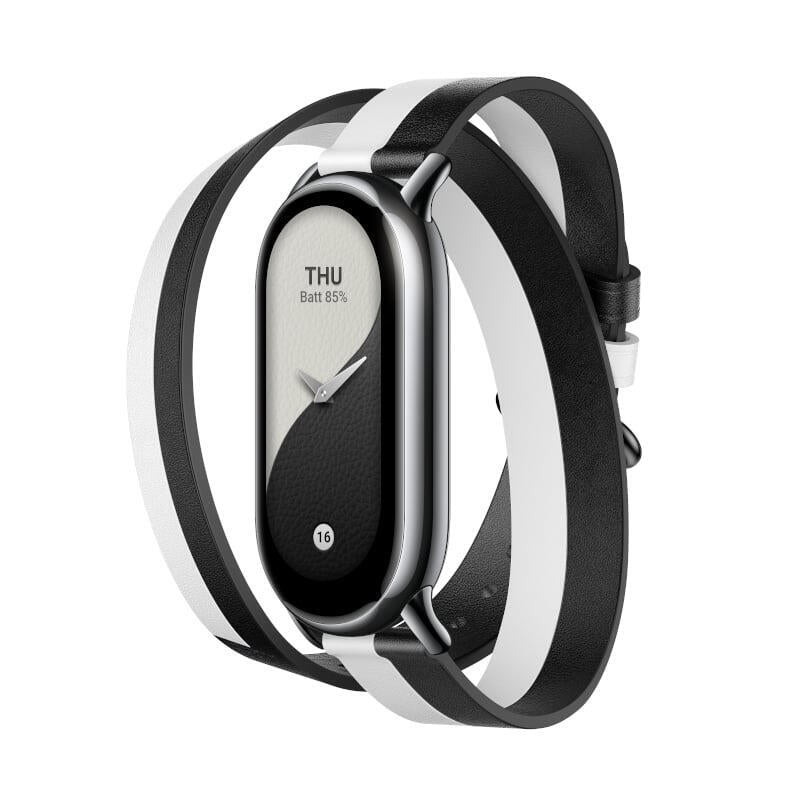Smart Band Xiaomi  8 Double Wrap Strap Black And White
