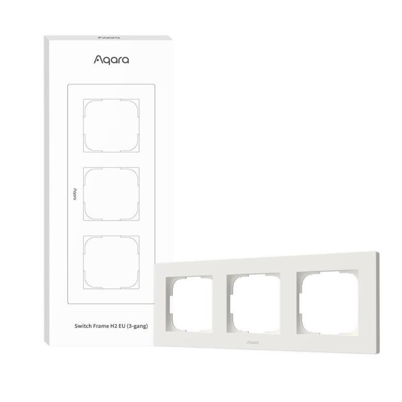 Smart Switch Frame H2 (3-Gang)/White Fe-X02d-W Aqara