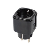 Smart Wifi-Controlled   Socket Tuya V3 Negro